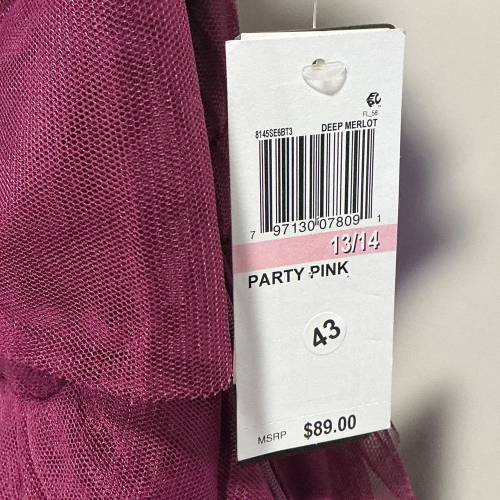 City Studio Strapless Plum Dress - Picture 7 of 8